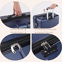 ネイビー ハードシェルキャリーケース Amazon | Sweetcrispy 28インチ ハードシェル ABS スーツケース