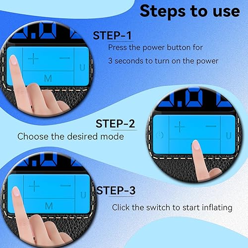 Miniatura 8 de Compresor de aire portátil para neumáticos de automóvil, inflado 3 veces más rápido, apto para Hyundai Elantra 2007-2017, batería de 6000 mAh,
