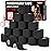 16 Rolls Kinesiology Tape, 2 inch x 16.4 Feet Waterproof Athletic Tape, Uncut Kinetic Tape, Elastic Muscle Tape, Sports Tape, Knee Tape for Exercise and Daily Use - Black