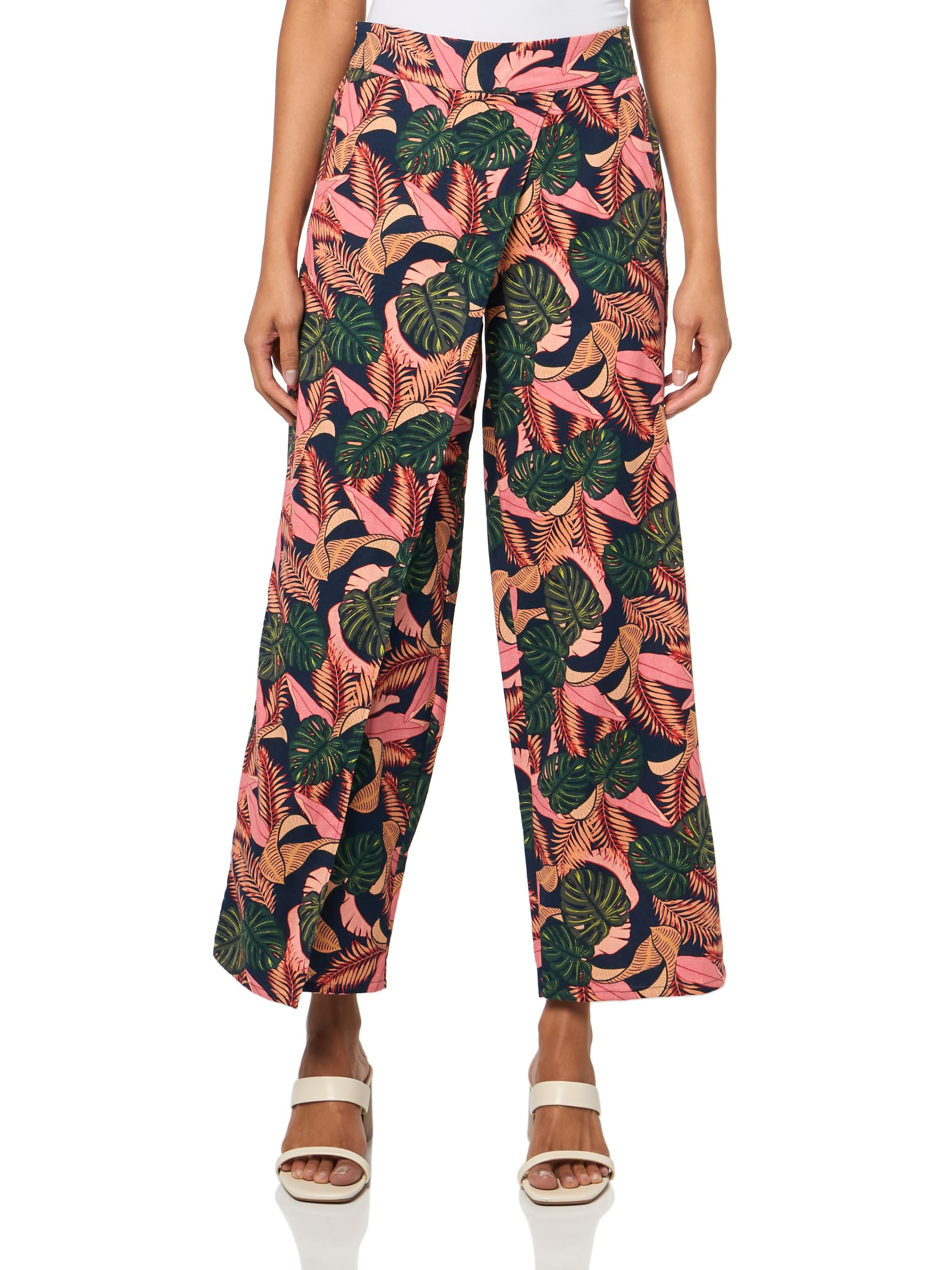 Stella Parker Womens Casual Pull on Trendy Capri Pants