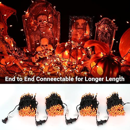 Miniatura 2 de BRIZLED - 100 unidades de luces de cadena para Halloween