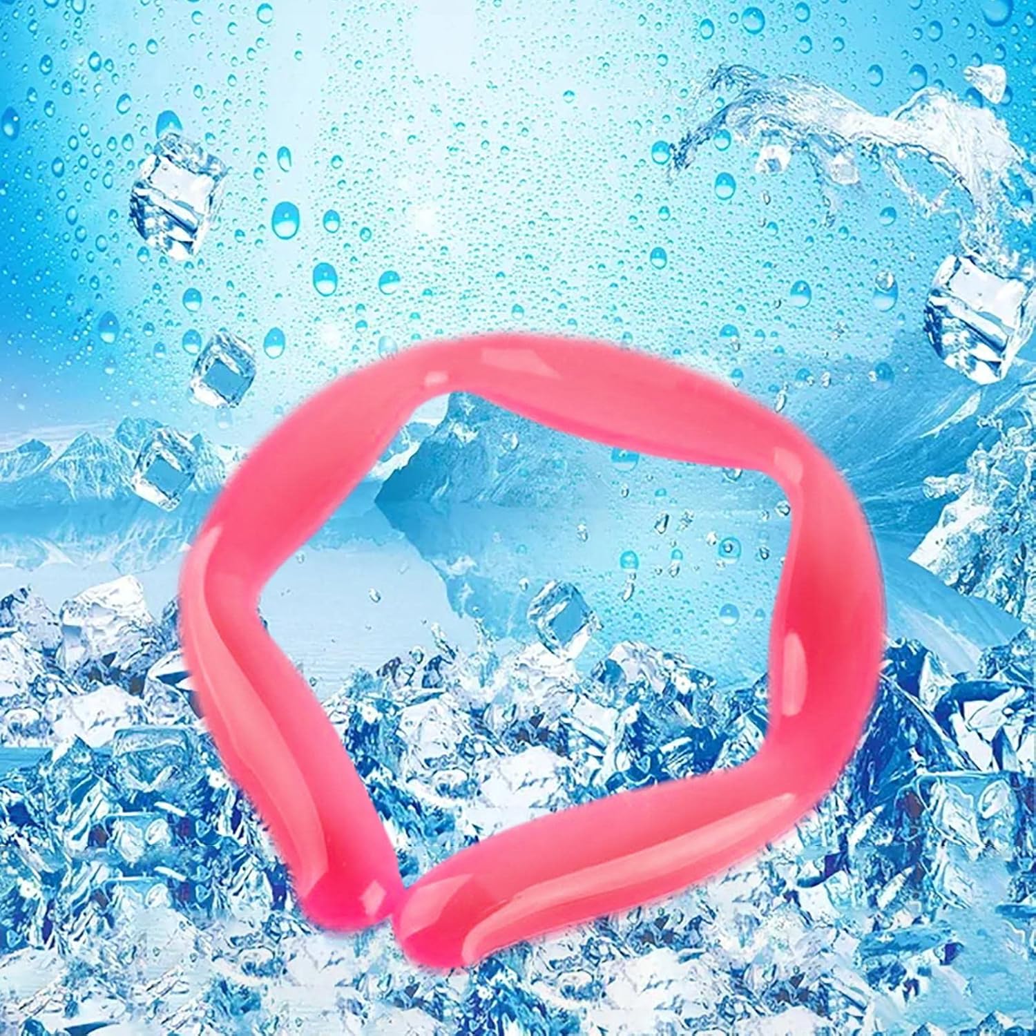 受注生産品 アイスリング アイスパック ネック用 クールリング ネック冷却チューブ ネッククーラー ネック冷却管 クーリングネックリング 首の冷却管 涼しい 冷却チューブ 再利用可能 夏 冷却 熱中症予防 Wisp Mx