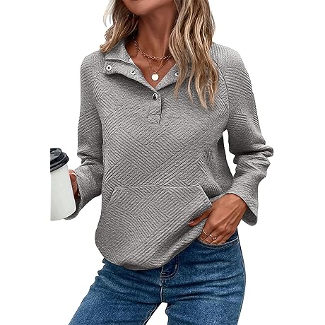 "Be Your Own Fashion" KIRUNDO Womens Sweatshirt - Make a Statement in Casual Comfort