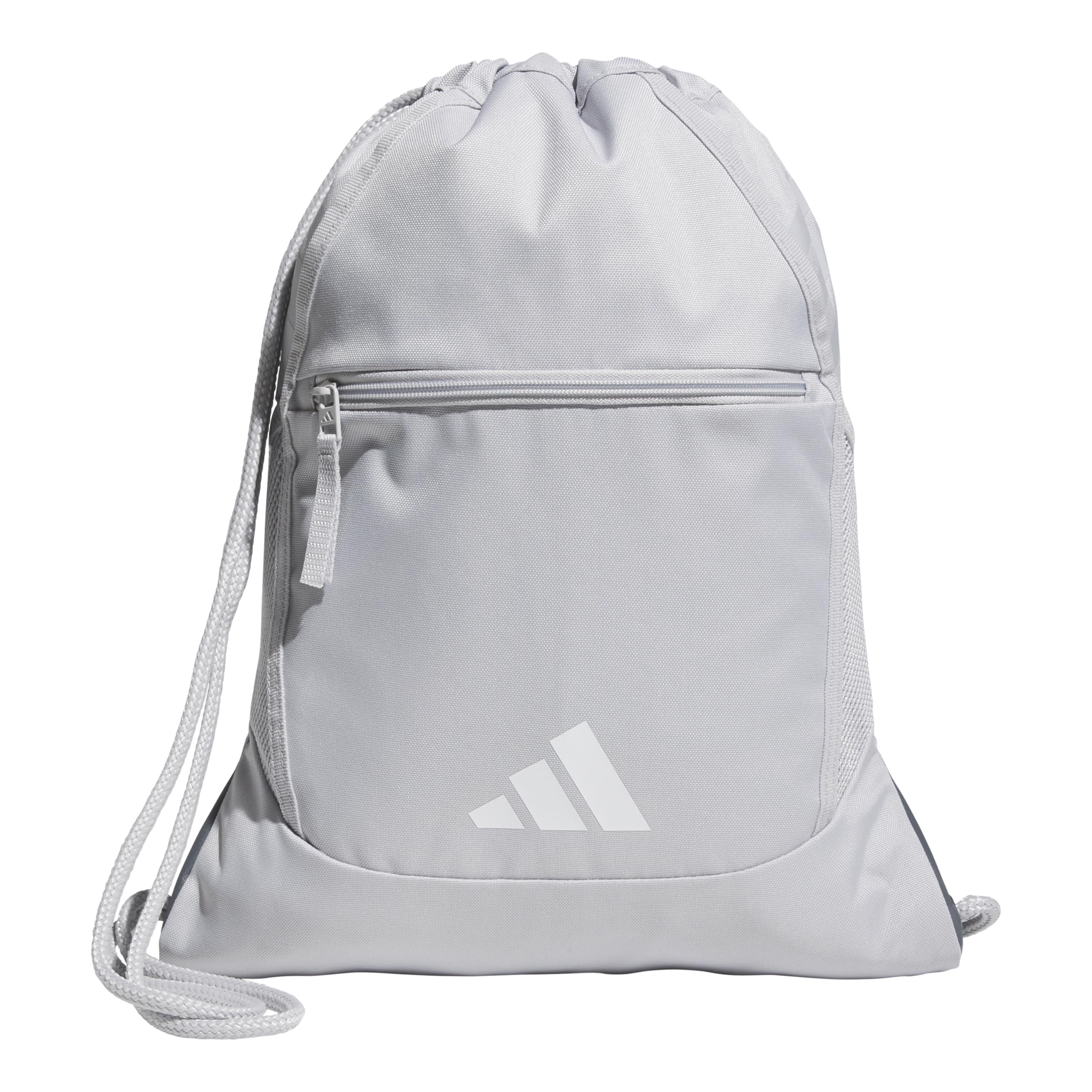 adidas Stadium Sackpack – Small Drawstring Bag for Sports & Gym, Team Light Grey/White, One Size, Stadium Sackpack – Small Drawstring Bag for Sports & Gym — image 1
