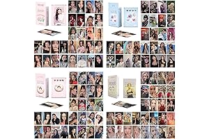 4 Pack/200 Pcs Black Pink Laser Photocards Kpop Lomo Card Merchandise Gift...
