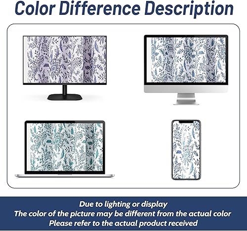 Miniatura 8 de DriftAway Isla Paisley - Cortina opaca con estampado floral y bolsillo para cortinero, con aislamiento térmico, 52 x 18 pulgadas, más cabecera de 2