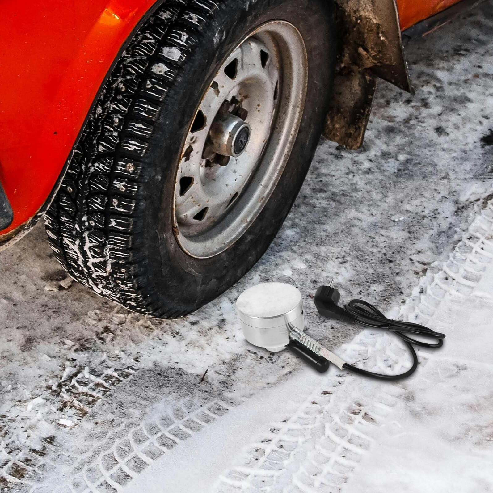 NOLITOY Riscaldatore Termostato per Strumento Pneumatici, Kit Riscaldante per Officine Garage Auto, Attrezzo Multifunzione per Forature Pneumatici