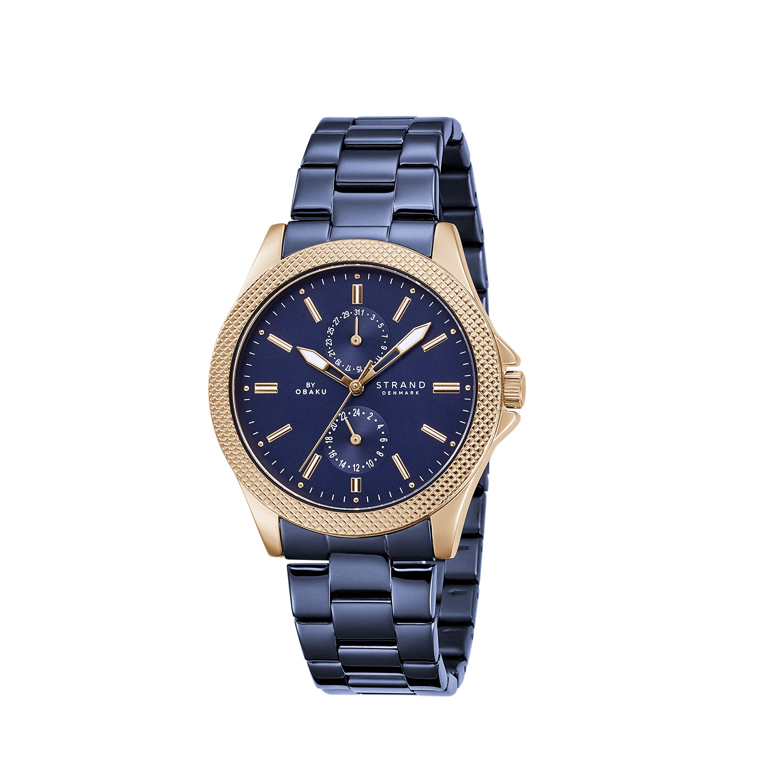 Strand By Obaku Ginevra Analog Blue Dial Mens Watch-S710GMVLSL (B08RDXTZ79) Amazon Price History, Amazon Price Tracker