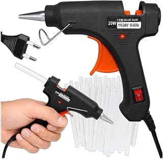 KRUMAD Heißklebepistole, Heißkleber Werkzeug, Klebepistole, Hot Glue Gun | 20W,