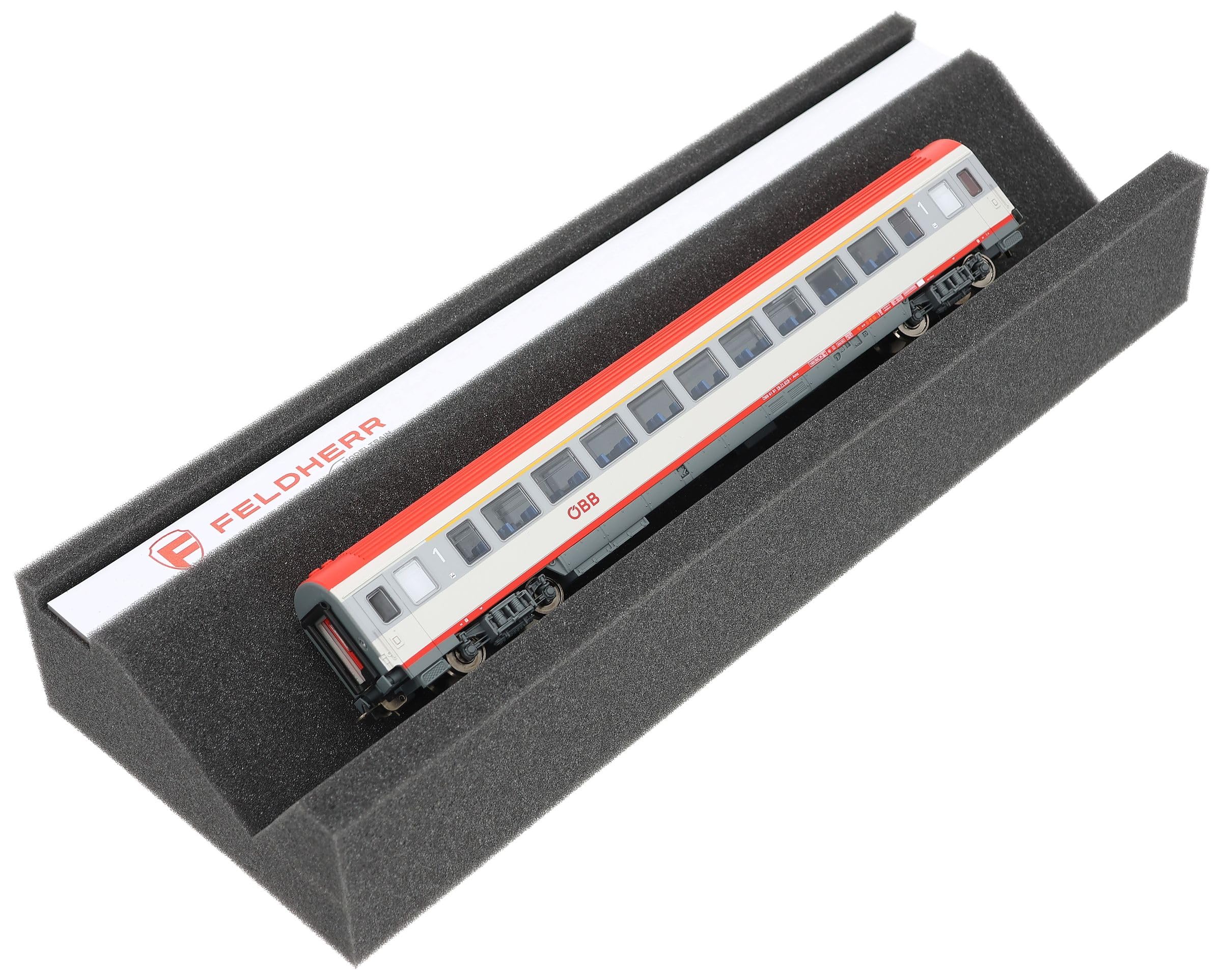 Feldherr Kit d'entretien pour locomotives et Trains avec Bande magnétique, Mousse PU, 360x130x55 mm - Modélisme ferroviaire à l'échelle 00, H0