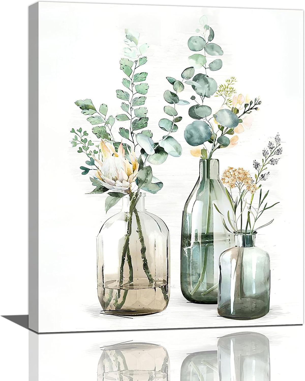Farmhouse Laundry Room Wall Decor Rustic Laundry Room Signs Pictures Wall Art Country Butterfly Flower Floral Bathroom Canvas Print Painting Framed Home Artwork For Bathroom Washroom 16''x12''