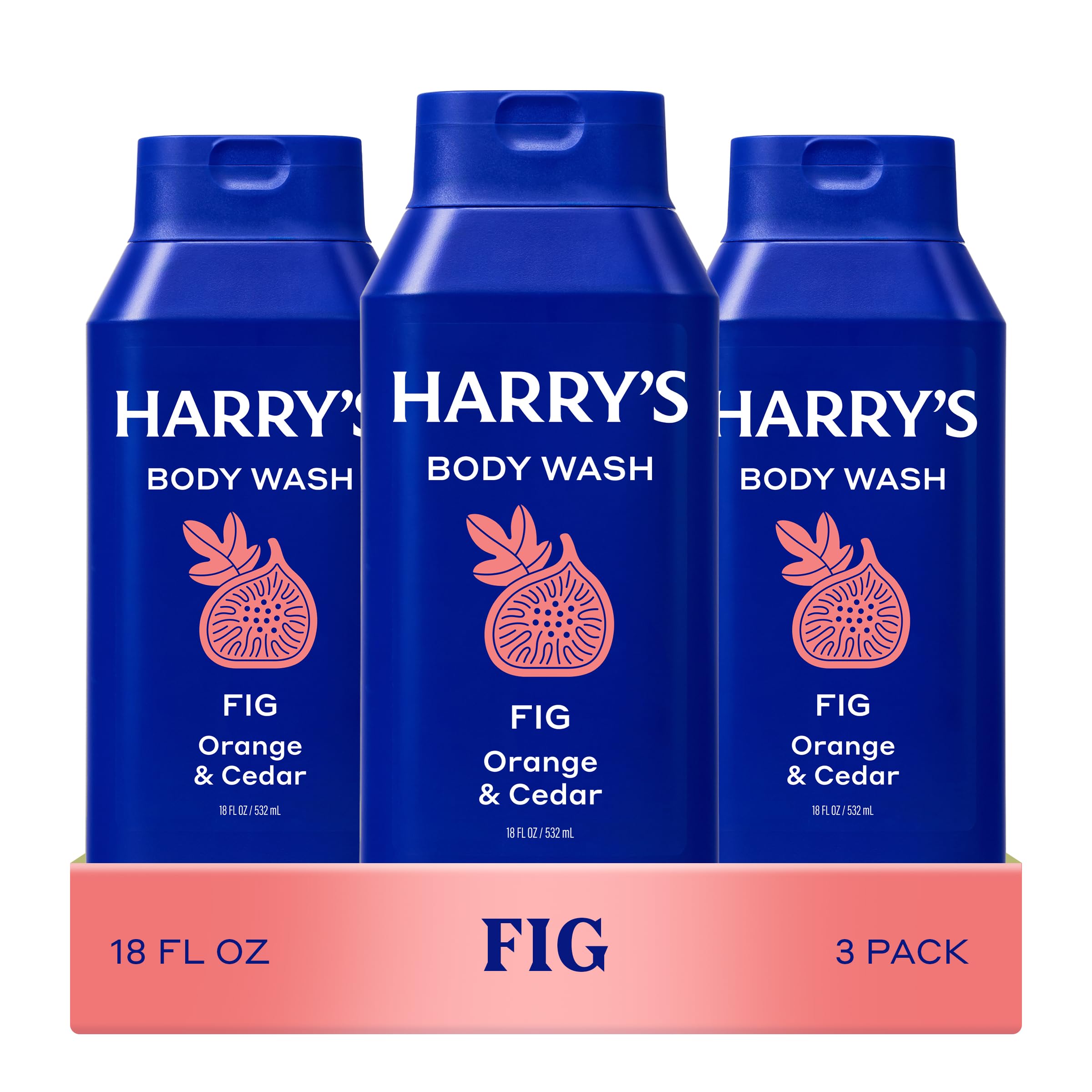 Harry's Men's Body Wash - Fig - 18 fl oz (3 Pack)