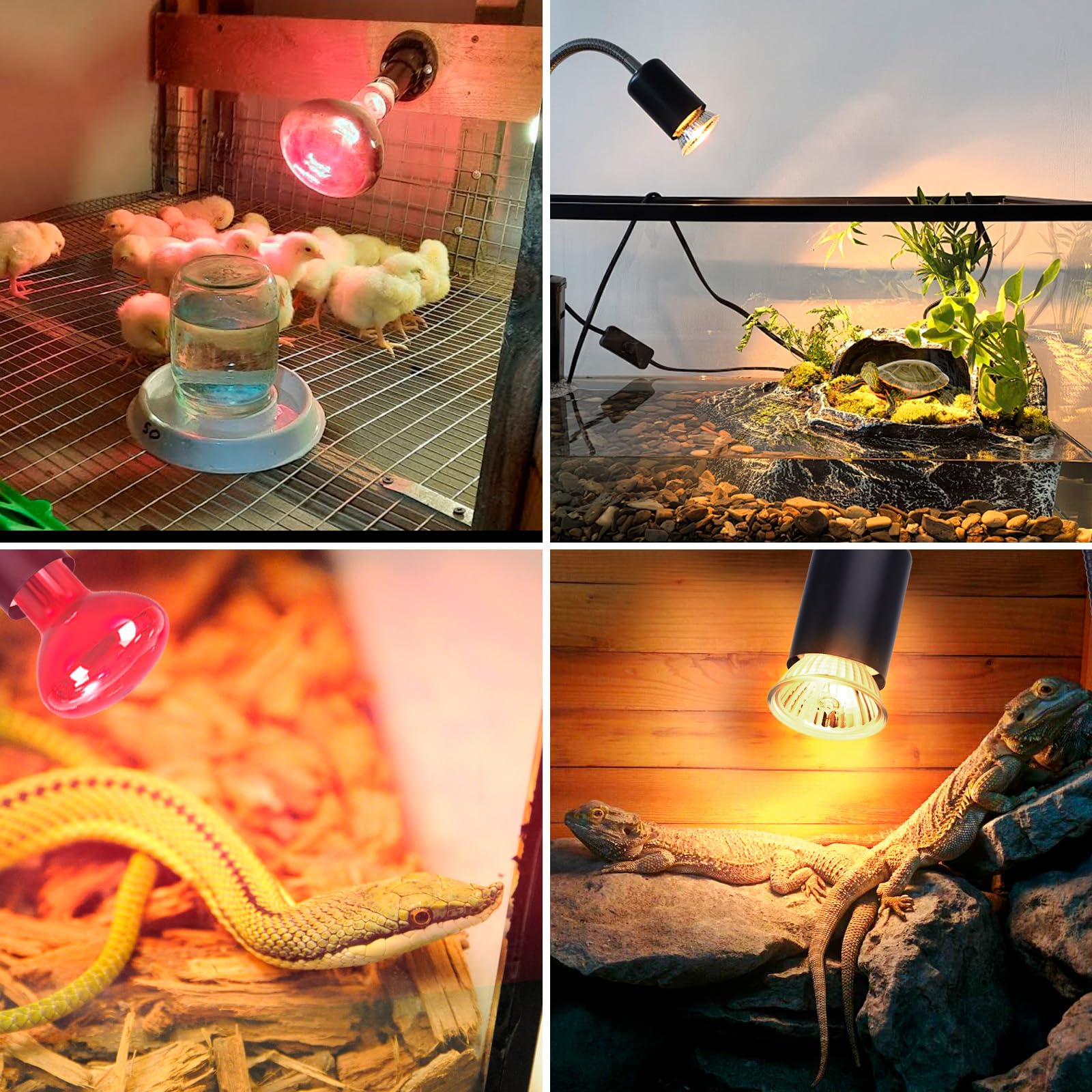 Oprawka lampy E27, czarna, z przełącznikiem i kablem, maks. 150 W, terrarium 220 V, ceramiczna oprawka E27 z zaciskiem do żółwia, gadów, lampa grzewcza (bez żarówki)