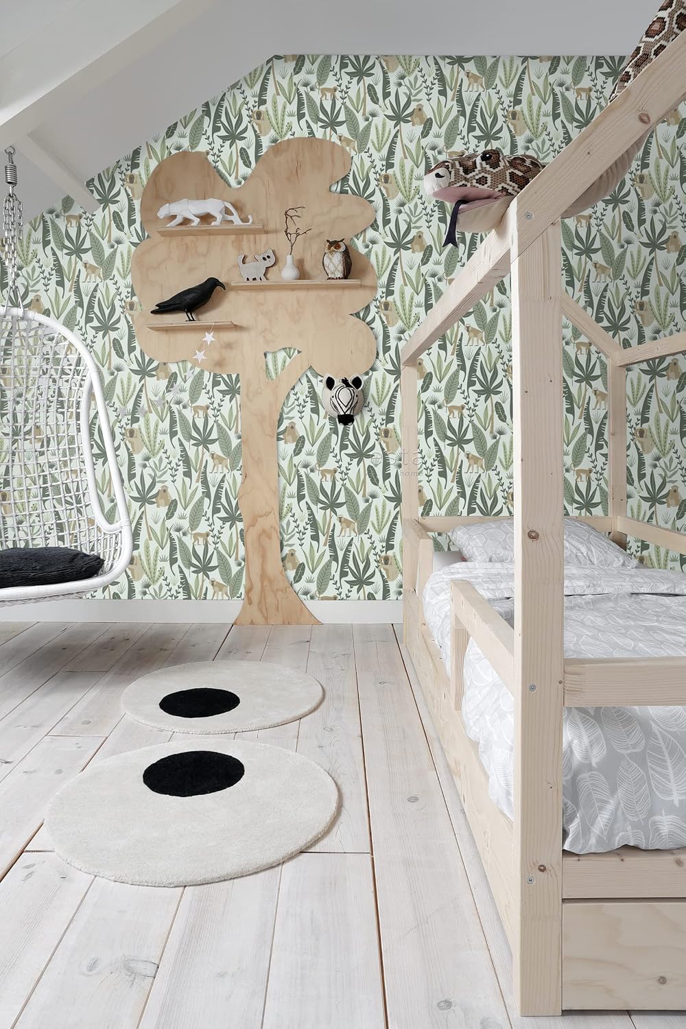 Wallpaper Monkeys Mint Green and Dark Green - 139073 - from ESTAhome