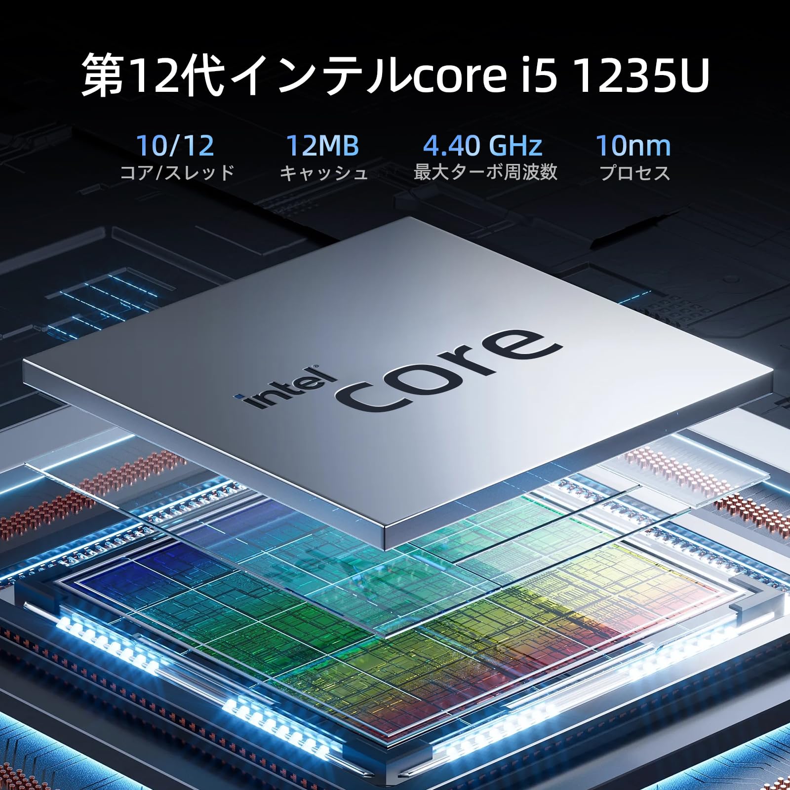 Amazon.co.jp: ミニ㍶ TK12-F第12世代インテル core i5-1235U 10