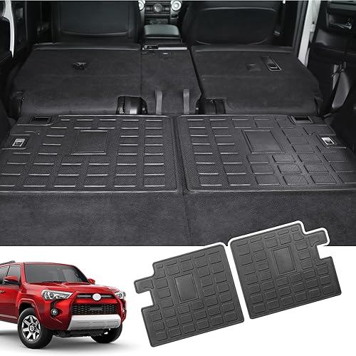 Miniatura 7 de Xipoo Tapete de carga compatible con Toyota 4Runner 2010-2024, tapete de carga de 7 plazas, tapete de respaldo de elastómero termoplástico, repuesto
