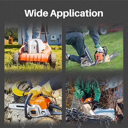 Miniatura 7 de Yncotte Cuerda de arranque de 49.2 ft, repuesto de cable de tracción de 0.118 in, compatible con Stihl Poulan Craftsman cortadora de césped,