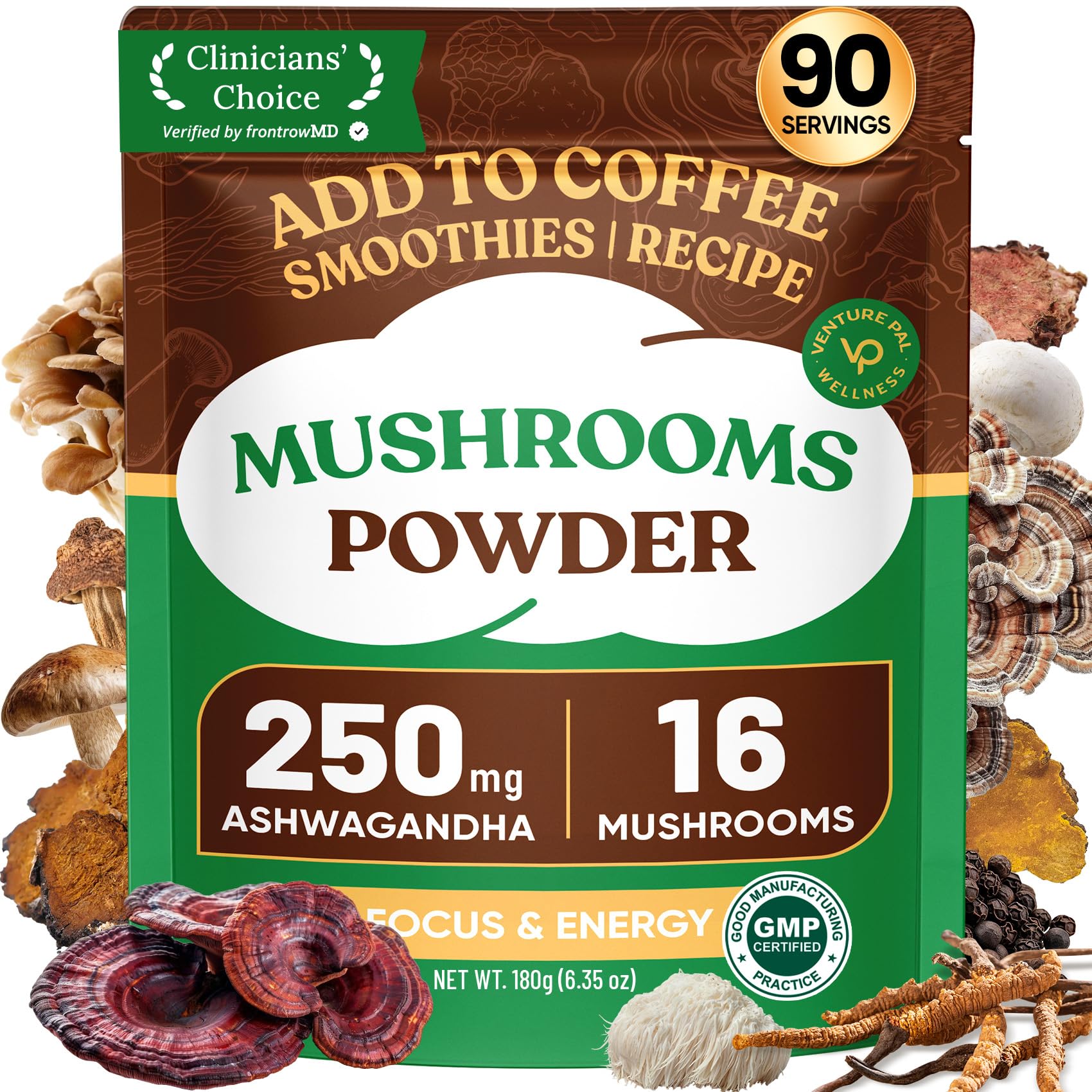 Venture Pal 16 in 1 Mushroom Powder