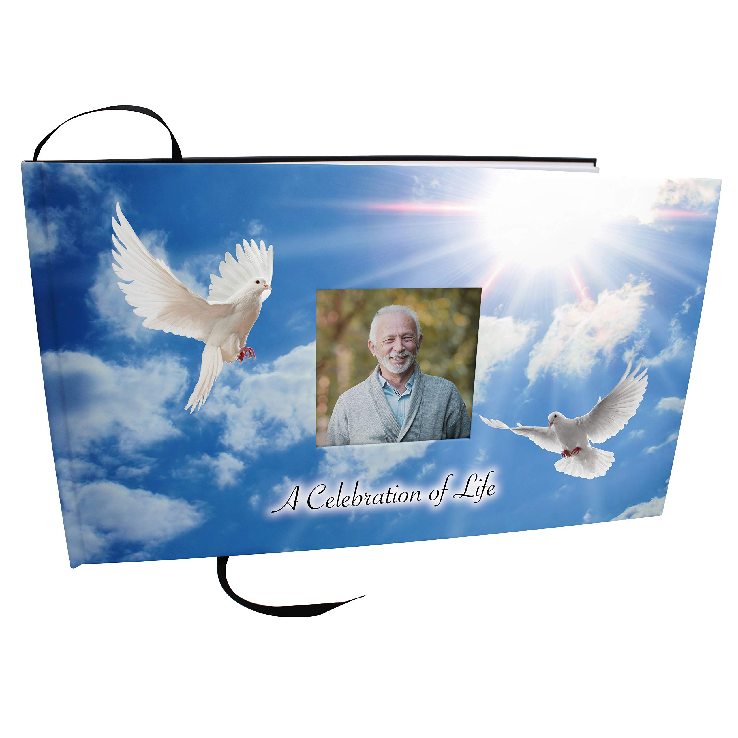 Livre d'or pour service commémoratif et recueillement pour garder vivants vos plus beaux souvenirs