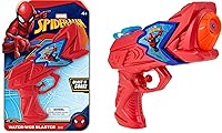 Vista 10 de JA-RU Marvel Spiderman - Pistola de agua de juguete (6 pistolas de agua pequeñas), pistolas de agua para niños. Juguetes de piscina de superhéroes.
