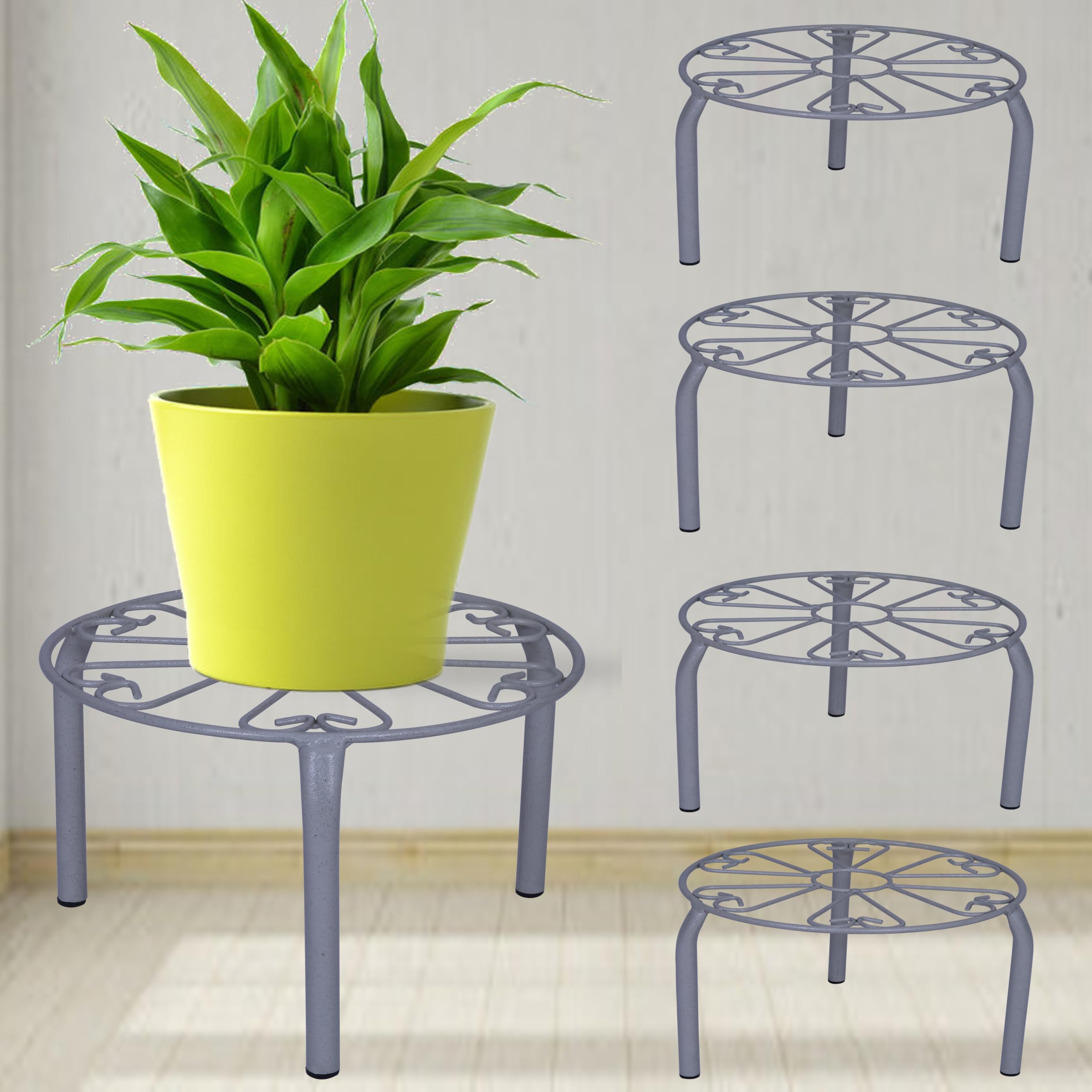 D&V ENGINEERING - Creative in innovation Metal Heavy duty Planter Stand/Flower Pot Stand, Dia: 27cm, Height:20cm (B08R8XDWTN) Amazon Price History, Amazon Price Tracker