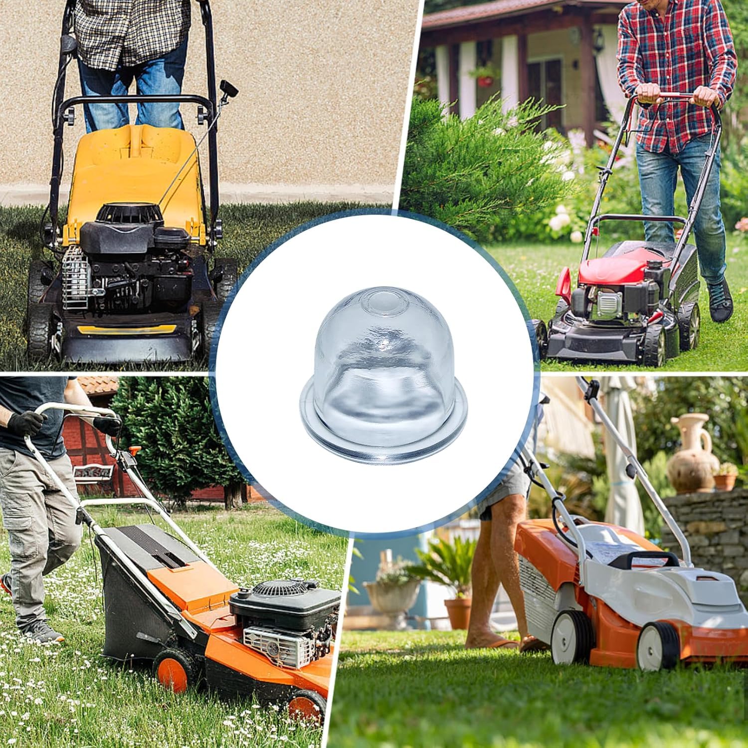 STIHL FS38 FS40 FS45 FS55 FS56 FS80 FS85 Pompe d'amorce 10 Pièces 22mm Accessoire Débroussailleuse