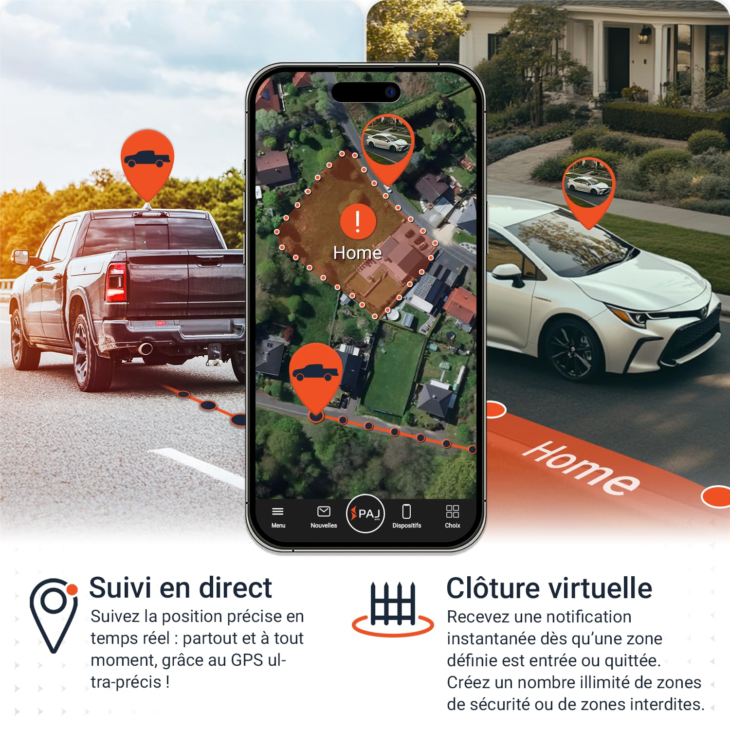 PAJ Traceur GPS 4G avec Port USB, Allume-Cigare, Voitures & Vans | Suivi en temps réel - Clôture virtuelle - Alarme SOS - Historique 365 jours - Alarmes antivol