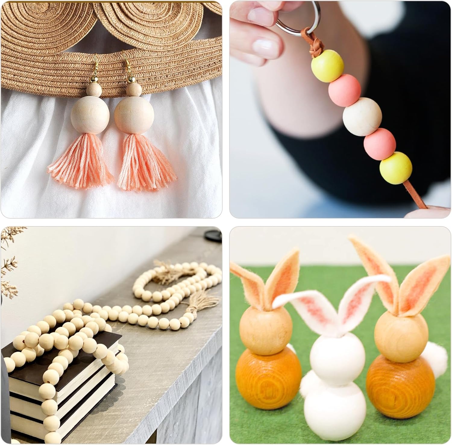 100 Pcs Round Wooden Balls 5/16 Inch Unfinished Wooden Spheres Natural Wood Balls for Crafts DIY(Dia 8mm) - Image 7