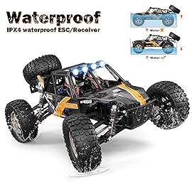 HAIBOXING Remote Control Car,1:12 Scale 4x4 RC Cars Protector 38+ KM/H Speed, 2.4G All-Terrain Off-Road Truck Toy Gifts for Boys and Adults Included Two Rechargeable Batteries Provide 40+ Min Playtime