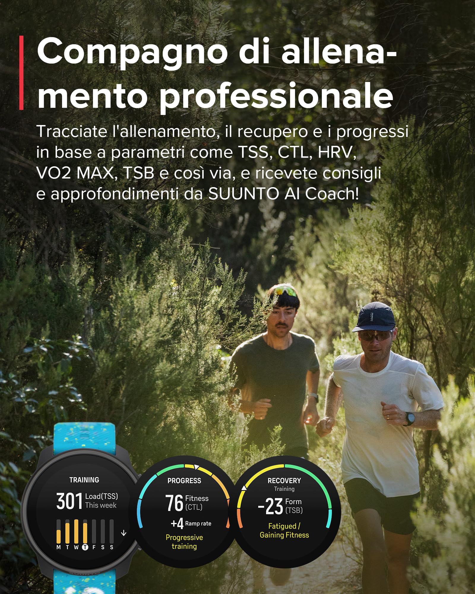 SUUNTO Race S Orologio Sportivo Donne Uomo, GPS Running Activity Tracker, Bi-Band GNSS, Offline Map, AMOLED Touch Schermo, Smartwatch Cardiofrequenzimetro Altimetro, 95+ Sports, Autonomia 13 Giorni