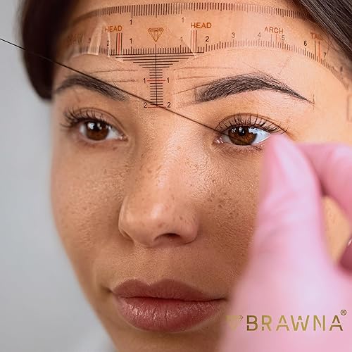 Miniatura 8 de BRAWNA  98.4 ft mejorado Cuerda de mapeo preentintada para microblading y microsombreado - Paquete de 4 cuerdas de microblading premium -