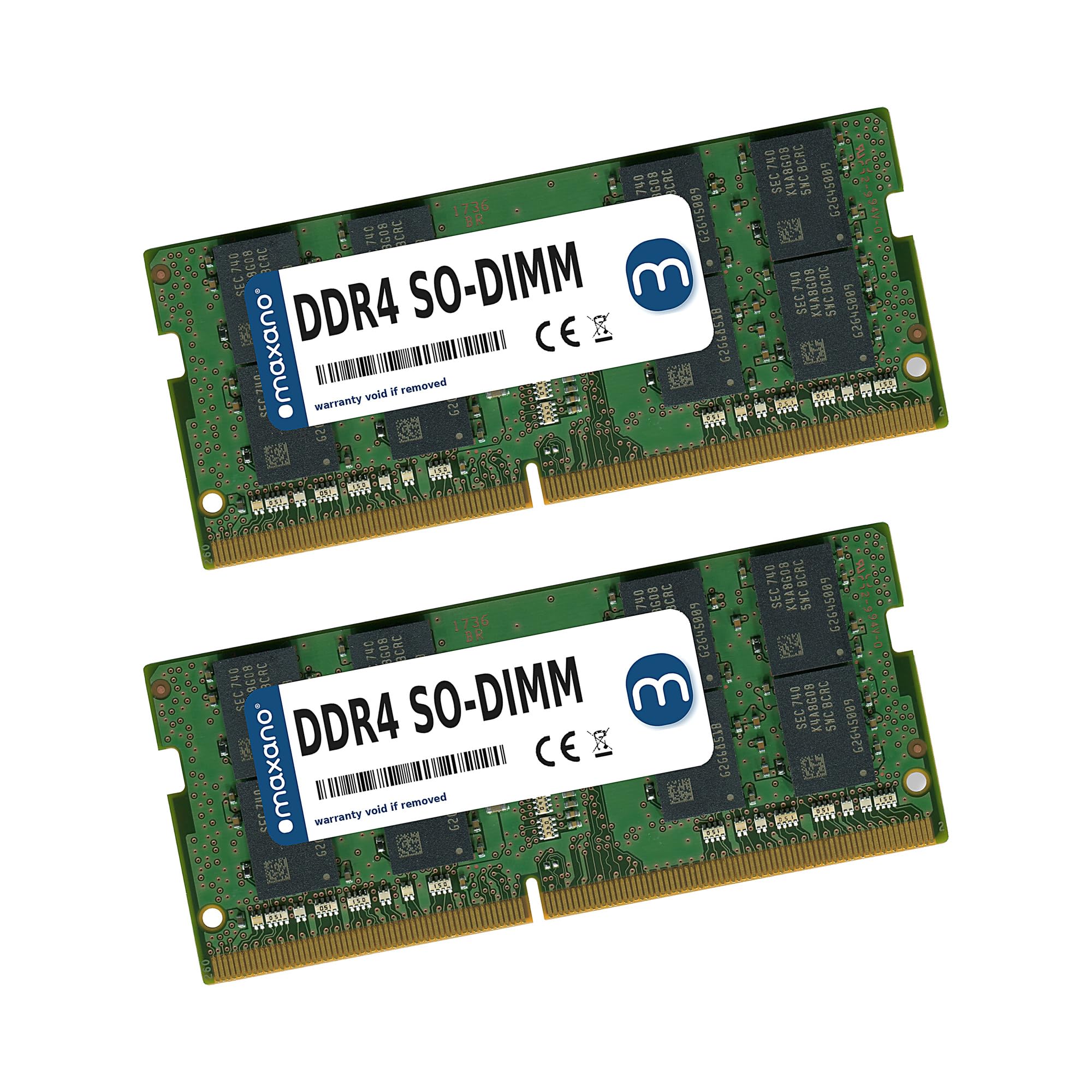 Maxano 32GB Kit (2x16GB) RAM kompatibel mit HP Pro Mini 400 G9 (DDR4 PC4-25600, SO-DIMM, Non-ECC)