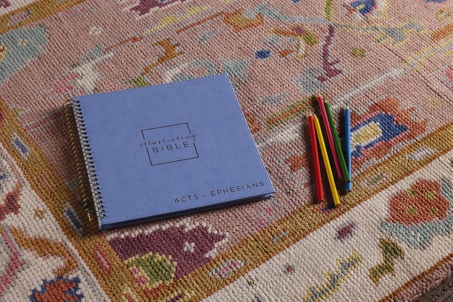 NIV, Spiral-bound Illustrating Bible: Acts – Ephesians, Leathersoft Spiral, Blue: Draw, Write, and Reflect Your Way Through Scripture