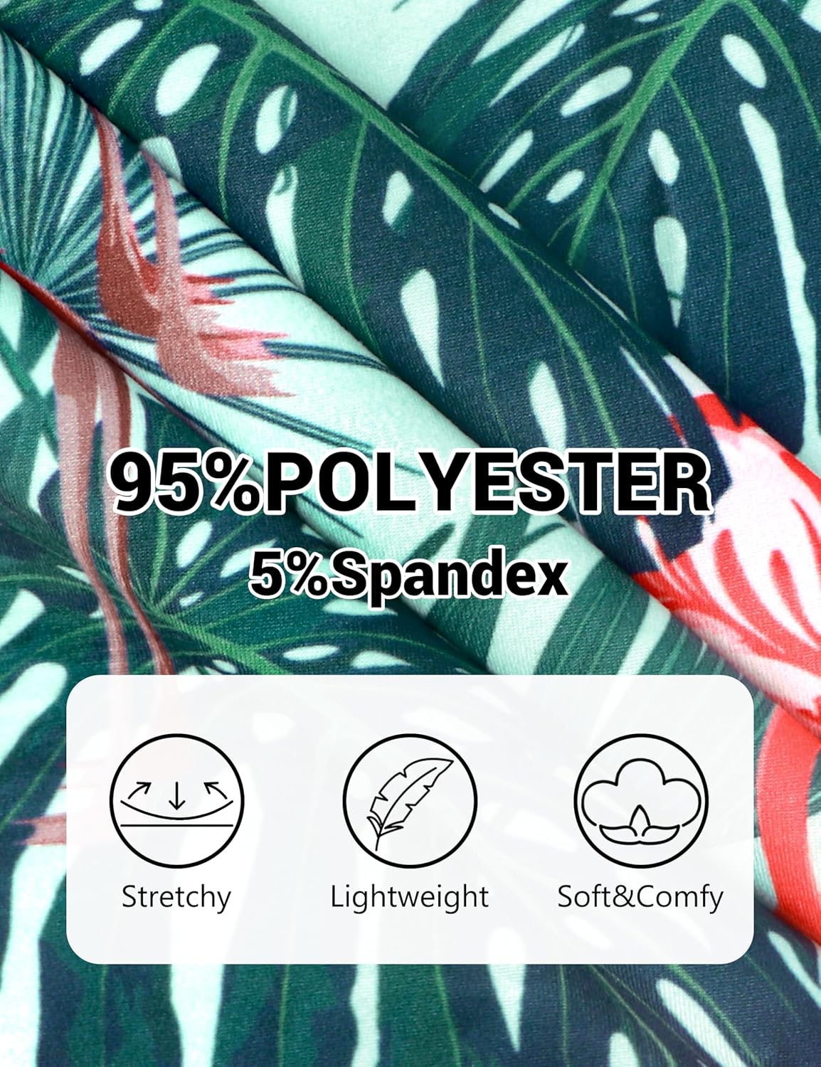 MAKABO Womens Summer Floral Rompers V Neck Boho Short Sleeve Jumpsuits With Pockets Casual Beach Vacation Outfits - Image 4