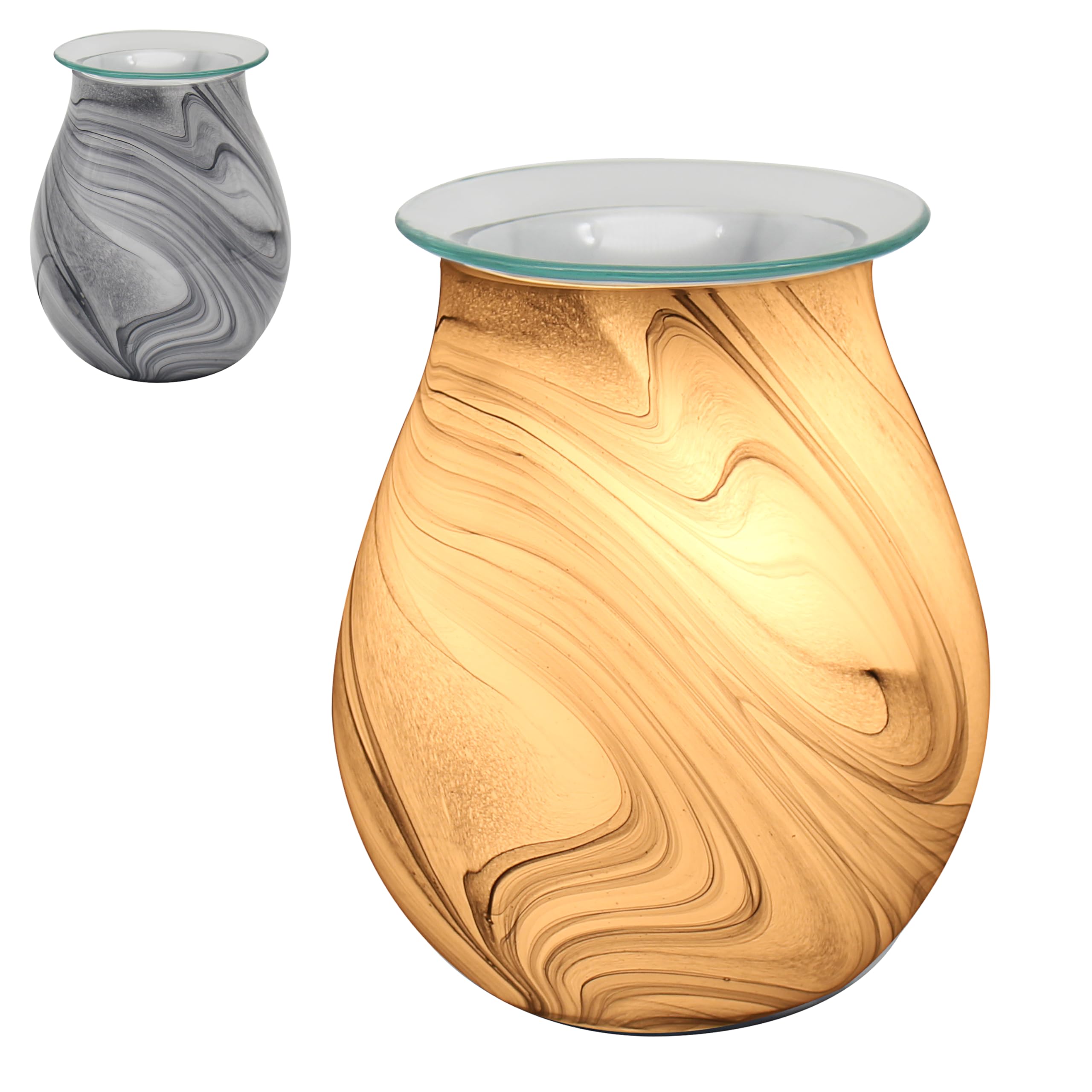 Lesser & Pavey Desire Aroma Desire Marble Aroma Lamp for Home & Living Room | Festive Table Lamp for Home Décor | Stylish Night Light for Bedroom & Hallway | Lovely Gift for Women & Men