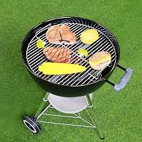 GFTIME 45 cm Gázgrill Rács Kettle Grillhez Nehéz Kivitelezés 6