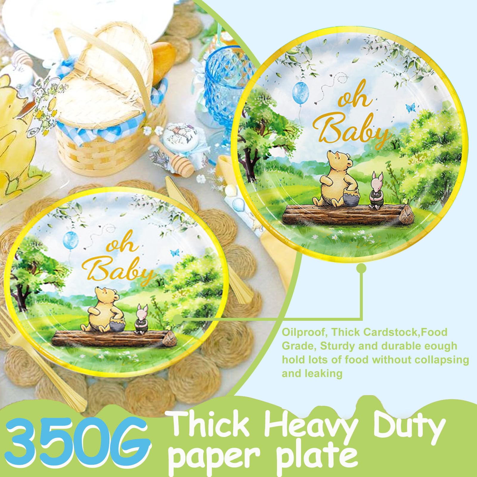 Baby Shower Plates Oh Boy Paper Plates Boy Oh Boy Cookies Baby