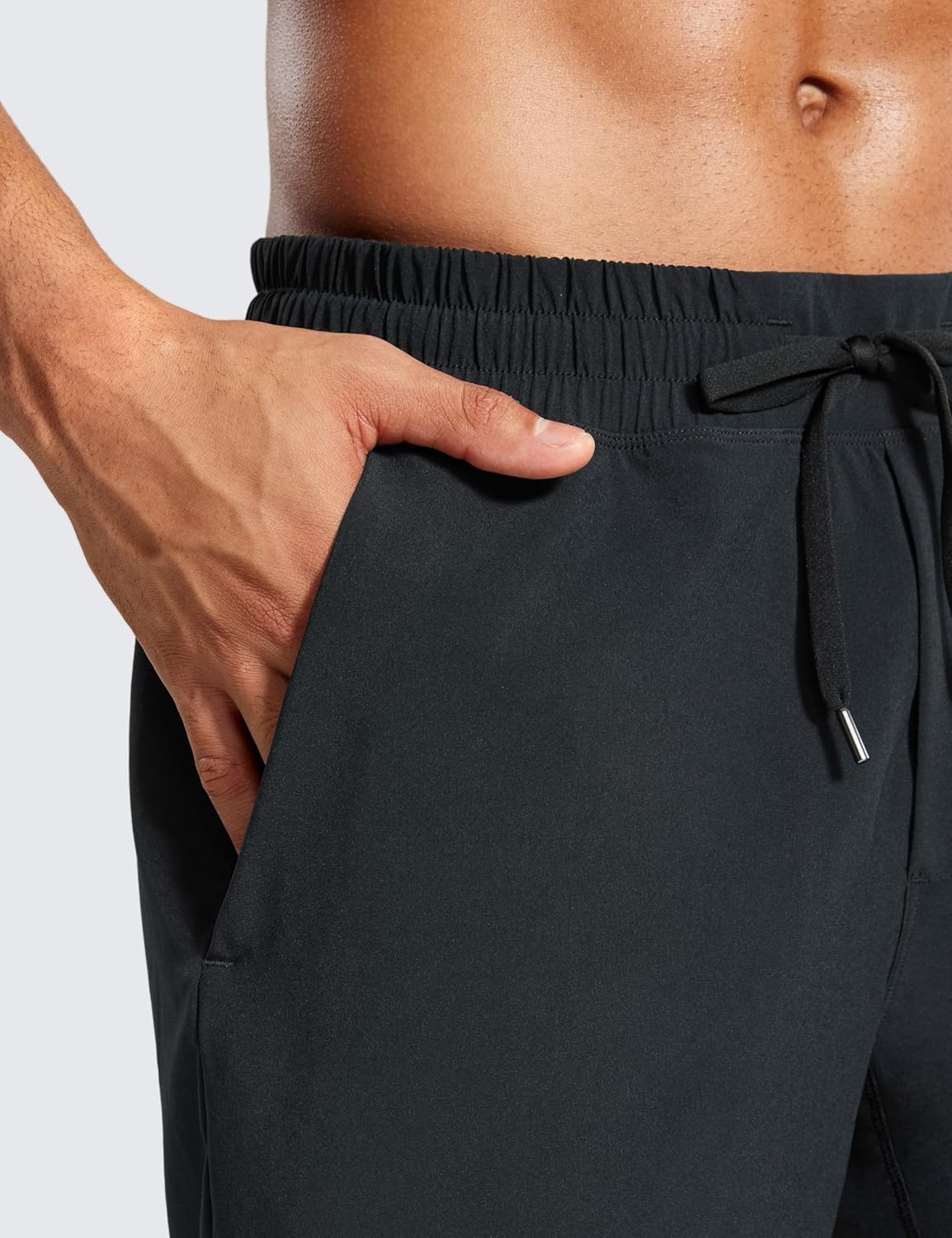 CRZ YOGA Mens 2 in 1 Long Liner Shorts 5" - Lined Running Quick Dry for Workout Gym Basketball Athletic with Pockets - Image 5
