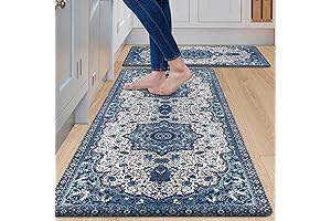 MAYHMYO: Machine Washable Anti-Fatigue Kitchen Rugs for Carpets and Floors