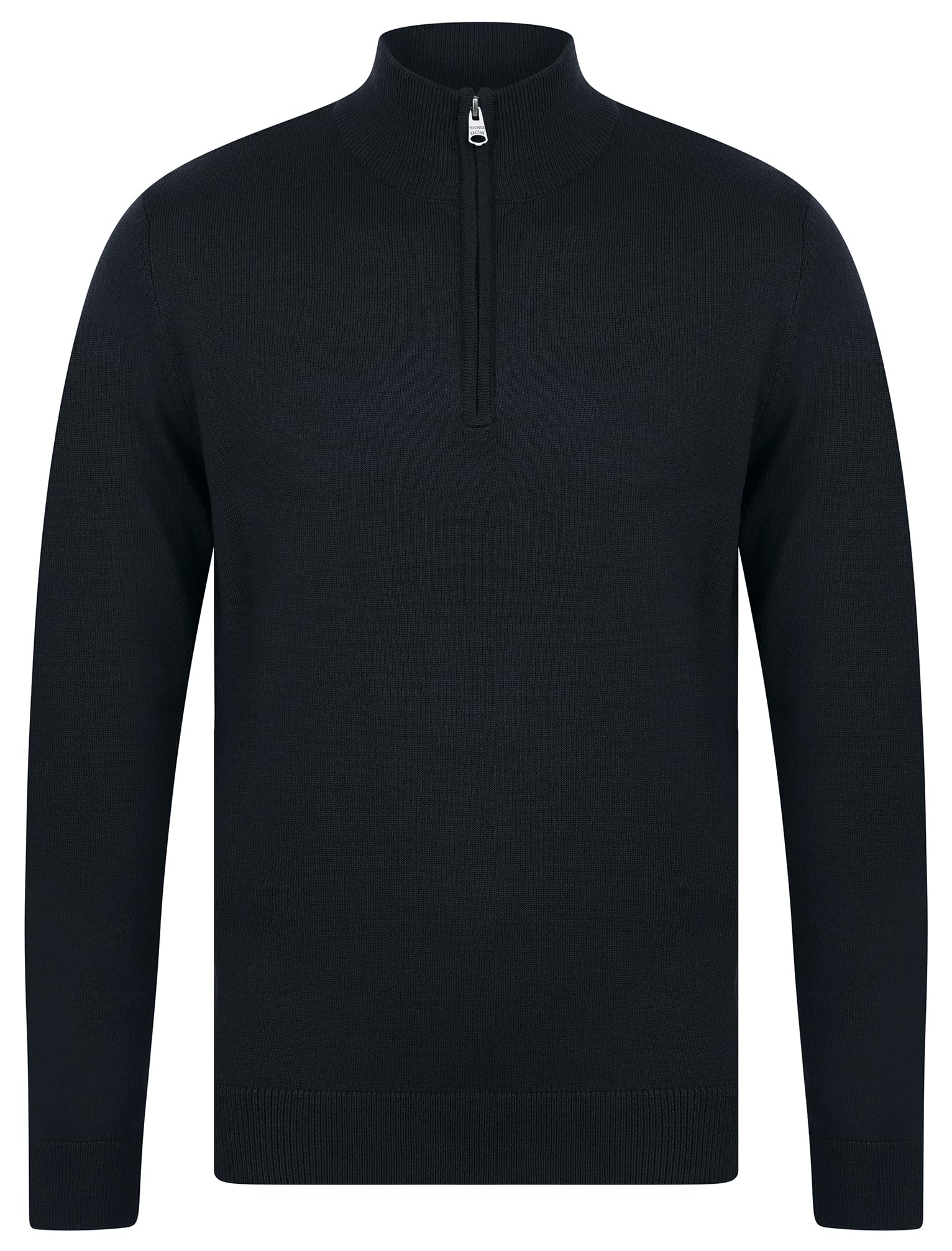 Kensington Eastside Men's Funnel Neck Quarter Zip Knitted Jumper