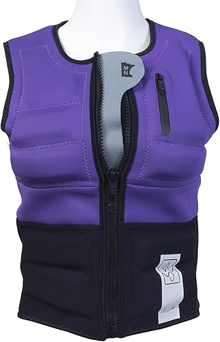 Miniatura 10 de Chaleco de neopreno Wakesurf Comp para mujer, diseñado exclusivamente para wake surf, pero ideal para todas las demás actividades de deportes