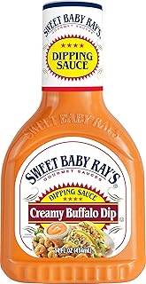 Sweet Baby Rays Creamy Buffalo Wing Dipping Sauce (Pack of 3) 14 oz Bottles