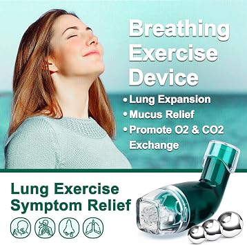 Flutter Valve Device for Lungs, Exerciser, Non-Measuring - Breathing Trainer, Breathing Exercise Devicefor Lungs