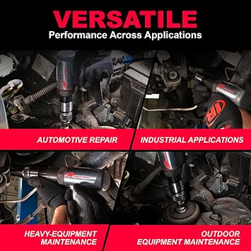 Ingersoll Rand 114GCQ EDGE Series 2 5/8 Stroke Air Hammer Kit | Includes 3 chisel attachments, 3,500 BPM max, ideal for exhaust system repairs and general maintenance tasks