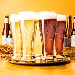 PARACITY Beer Glasses 16 oz, Pint Glasses, Wheat Beer Glasses, Glasses Drinking Set, Glassware Gift for Men (4)