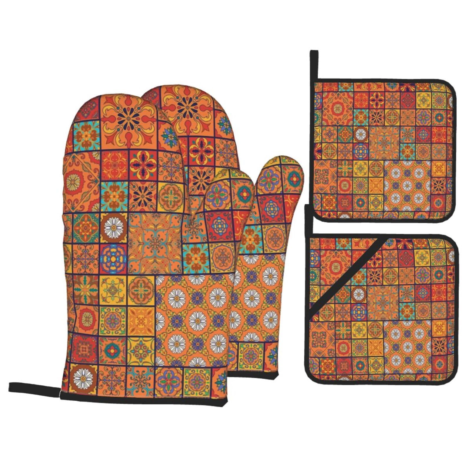 Ensemble de cuisson marocain isolé 4 pièces pour micro-ondes et barbecue
