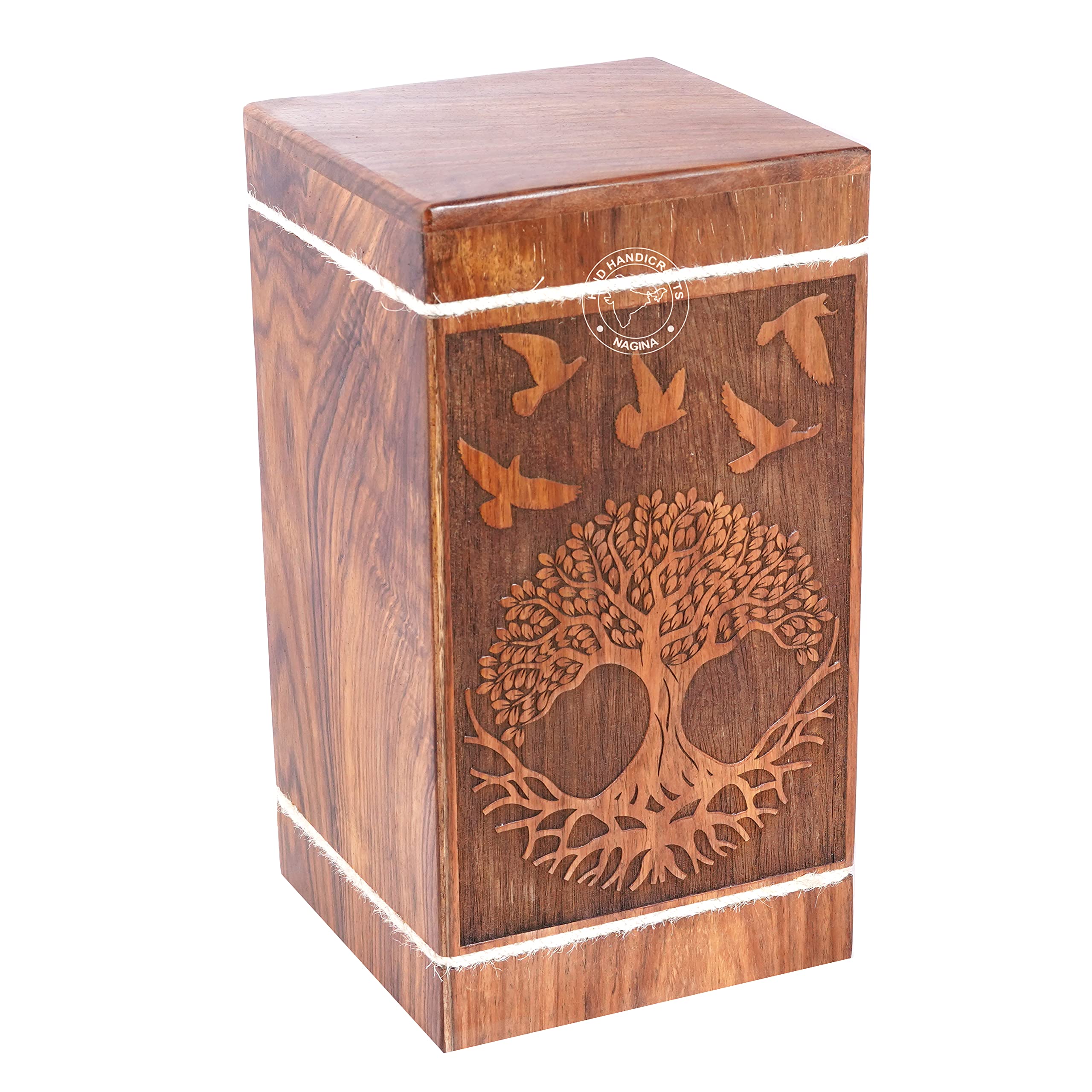 Urne funéraire pour cendres humaines adultes en bois de columbarium 113kg