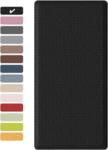 Ophanie Anti-Fatigue Cushioned Mat, 20x48 inches, Waterproof, Ergonomic Standing Mat for Office and Home
