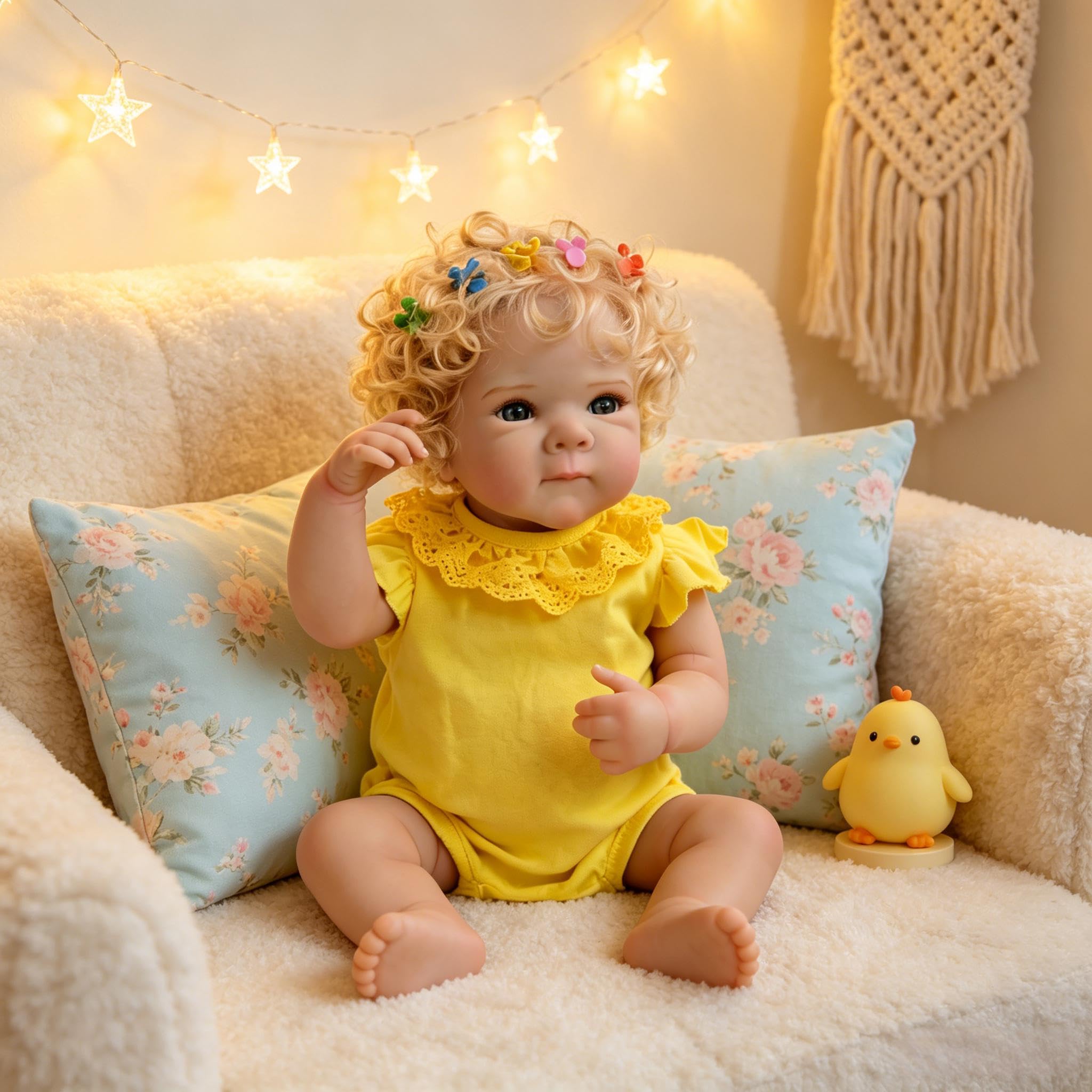 RXDOLL 45 cm realistyczne lalki Reborn Baby Dolls silikonowe na całe ciało winylowa dziewczyna realistyczna ważona lalka noworodka, która wygląda jak prawdziwe życie, ręcznie robiona lalka zabawki z