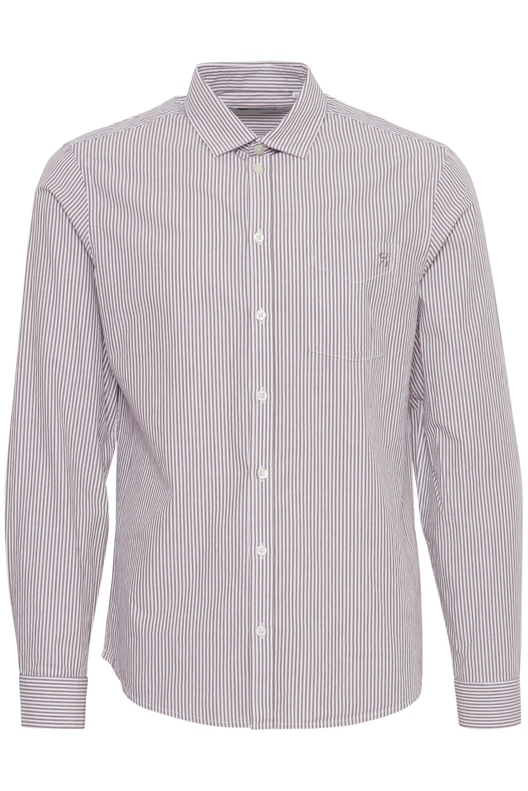 CASUAL FRIDAY - CFAnton LS CA Striped Shirt - Shirt - 20504767